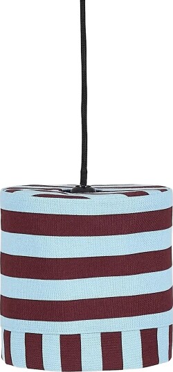 NOBODINOZ Pendant Lampshade Diam. 20Cm Linda - Blue - ONE SIZE x 20