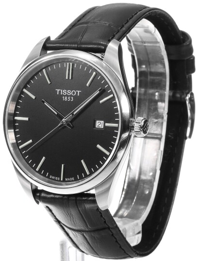 Tissot Herreklokke T150.410.16.051.00 PR 100 Sort/Lær Ø40 mm