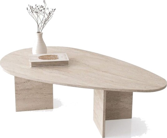 Zeyra Stuebord 139,5 cm - Travertin