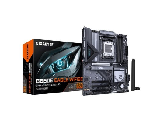 Gigabyte B650E EAGLE ATX Hovedkort med Wi-Fi 6E og DDR5 Gigabyte B650E EAGLE ATX Hovedkort med Wi-Fi 6E og DDR5