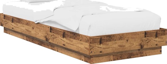  Gulvsengramme Gammelt tre 80 x 200 cm Konstruert tre