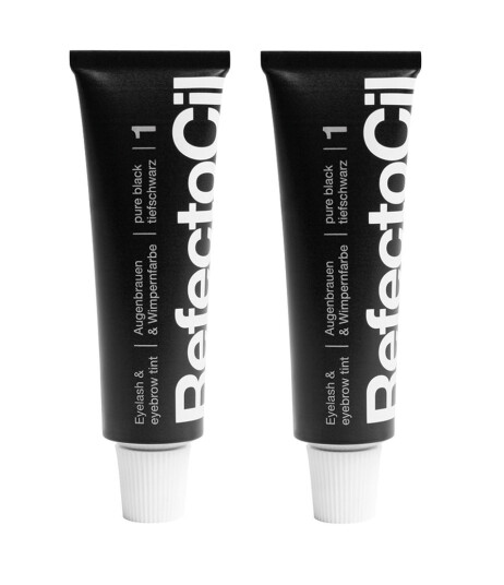 RefectoCil 2 x Eyelash and Eyebrow Color Pure Black 1