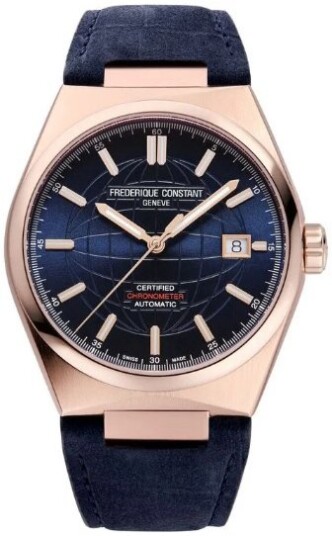 Frederique Constant Herreklokke FC 303N3NH4 Highlife Blå/Lær Ø39 mm Frederique Constant Herreklokke FC 303N3NH4 Highlife Blå/Lær Ø39 mm