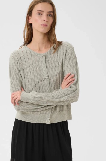 Karen By Simonsen Kbeza Cardigan   Grey   XXL