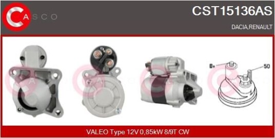 Starter CASCO CST15136AS Starter CASCO CST15136AS