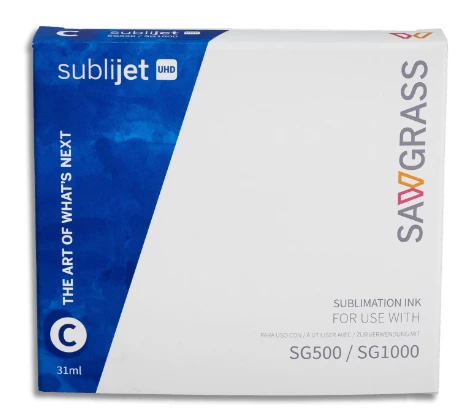 Sawgrass Sawgrass SubliJet UHD Cyan 31ml til SG500 og SG1000 Sawgrass Sawgrass SubliJet UHD Cyan 31ml til SG500 og SG1000