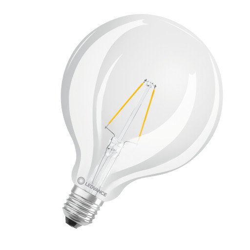 Ledvance Parathom E27 globepære 2700K 2,5W Ø12,5 cm Ledvance Parathom E27 globepære 2700K 2,5W Ø12,5 cm