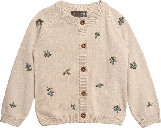 Hanevild Blueberry Cardigan Beige 110/116 Hanevild Blueberry Cardigan Beige 110/116