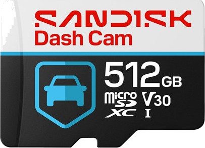 SANDISK Dash Cam Card microSD - 100MB/s - 512GB