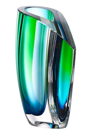 Mirage Grønn/Blå Vase 21 cm