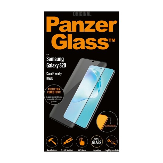 PANZERGLASS GALAXY S20 CASE FRIENDLY, SVART