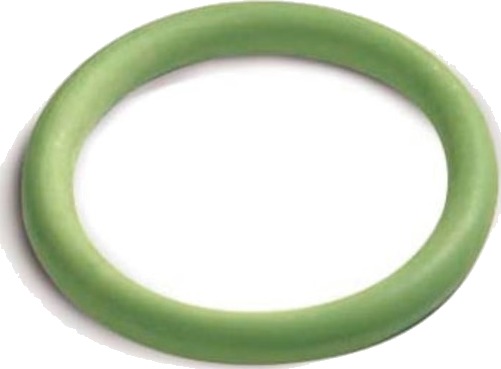 22 mm O ring i rustfritt stål/grønn