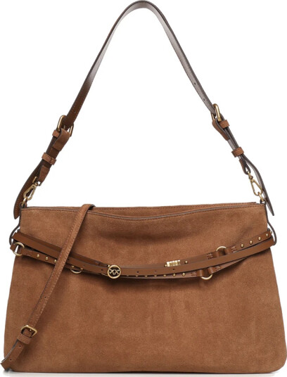 Pinko Dame Vesker Brun ONE SIZE,