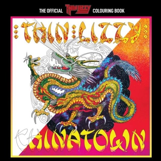 The Official Thin Lizzy Colouring Book Av Rock N' Roll Colouring