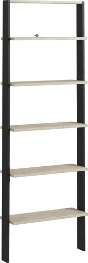 Branik Bokhylle 61x180x25 cm - Travertin og antrasitt