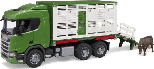 Bruder Scania Super 560R Cattle transportation truck w 1 Bruder Scania Super 560R Cattle transportation truck w 1