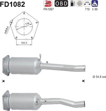 Partikkelfilter AS FD1082