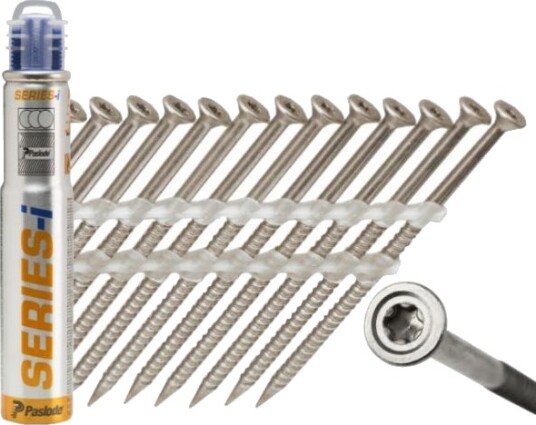 Paslode 142100 Spiker 1250-pk + 1 BC IM90i EN14592 50 x 2,8 mm Innfesting