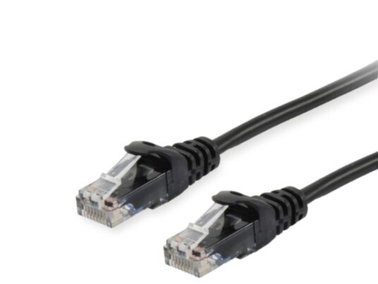 Utstyr 603153 1,5 M Cat6a U/Utp Utp Rj-45 Rj-45 Sort