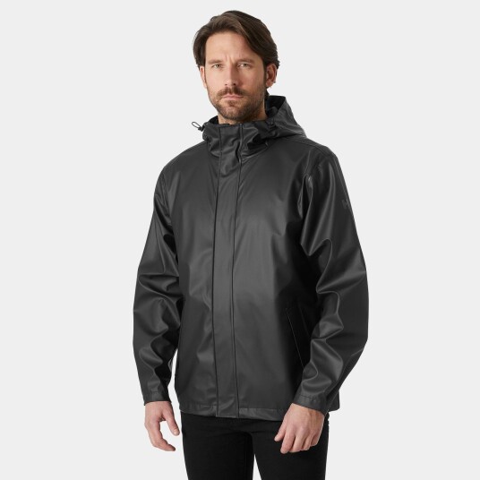 Helly Hansen Herre Moss Vindtett Regnjakke Svart M Helly Hansen Herre Moss Vindtett Regnjakke Svart M