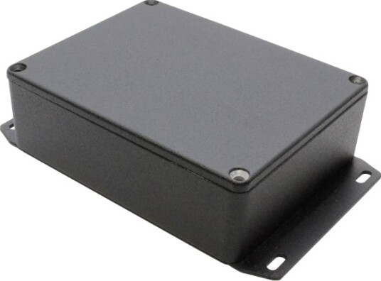 Hammond Electronics 1590BB2FBK 119 × 94 × 38 mm Støpt Aluminium Svart Kabinett
