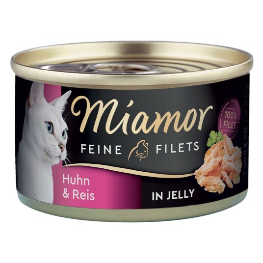 Miamor Fine Fileter 1 X 100 G Kylling & Ris I Gelé