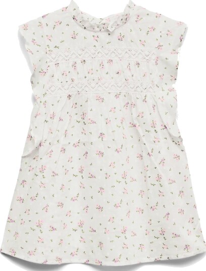 Vero Moda Girl Vmtrine Sl Lace Top Wvn Girl   White   140