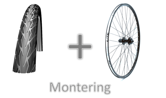 Montering av Dekk på hjul Montering av Dekk på hjul