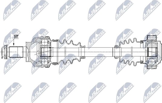 Nty Drivaksel NTY NPW BM 150 Nty Drivaksel NTY NPW BM 150