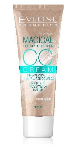 Eveline Fluid Magical Cc Cream No. 50 Light Beige 30Ml Eveline Fluid Magical Cc Cream No. 50 Light Beige 30Ml