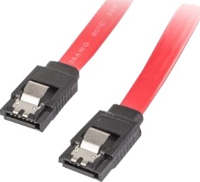 Lanberg - Sata-Kabel - Serial Ata 150/300/600 - Sata (Hunn) Låst Til Sata (Hunn) Låst - 50 Cm - Rød Lanberg - Sata-Kabel - Serial Ata 150/300/600 - Sata (Hunn) Låst Til Sata (Hunn) Låst - 50 Cm - Rød