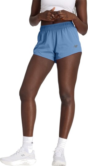 New Balance RC Seamless 3" Løpeshorts Dame Blå L