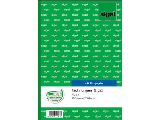 Sigel Re525 100 Ark A5 Blå Hvit