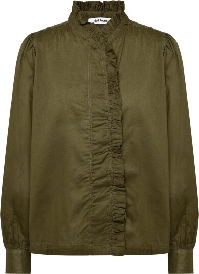 Soft Rebels Srsunny Shirt Khaki green S
