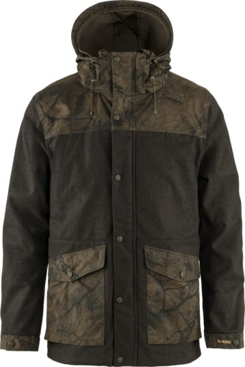 Fjellreven Men's Värmland Wool Jacket S , Dark Olive/Dark Olive Fjellreven Men's Värmland Wool Jacket S , Dark Olive/Dark Olive