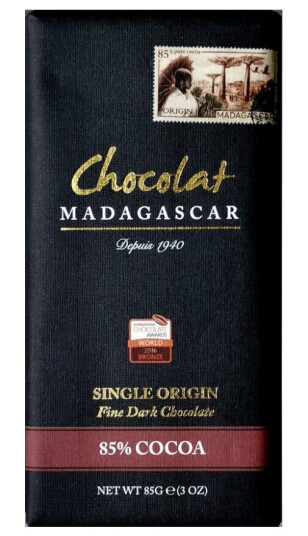 Chocolat Madagascar Fine Dark Chocolate 85% Chocolat Madagascar Fine Dark Chocolate 85%