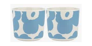 Marimekko kaffekopp 0,2L Unikko white/sky blue Marimekko kaffekopp 0,2L Unikko white/sky blue