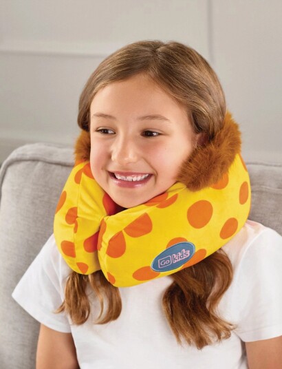 Go Travel Giraffe Snuggle Travel Pillow   Yellow   ONE SIZE