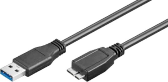 Goobay USB 3.0 Micro-USB-kabel 1 m - Svart