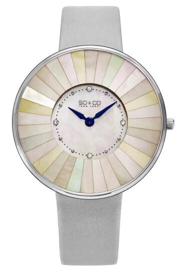 So & Co New York Dameklokke 5275.1 SoHo Flerfarget/Sateng Ø38 mm