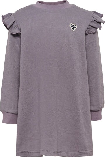 Hummel Kjole Ull HmlMini Bee Grå Ridge Hummel 4 år (104) Kjole Lilla