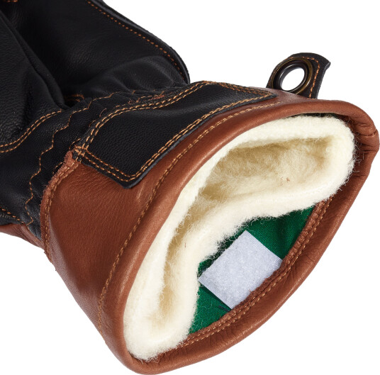 Hestra FÄLT GUIDE GLOVE - 5 FINGER  BROWN / BLACK