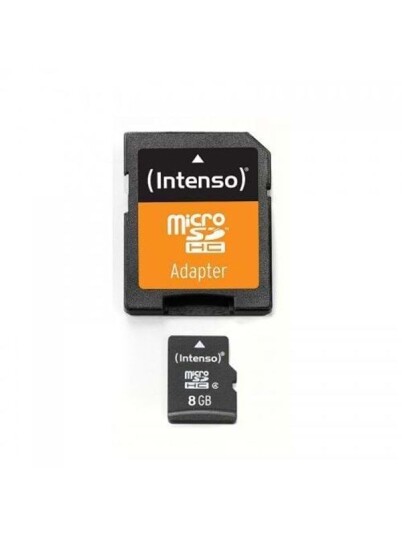 Intenso Micro SD Card w/ Adapter - 8GB Intenso Micro SD Card w/ Adapter - 8GB