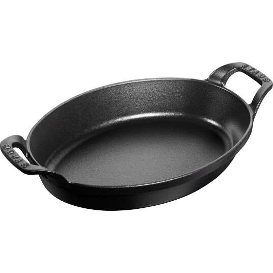 Staub La Cocotte Oval Form/Fat Svart 24 cm 1 l Staub La Cocotte Oval Form/Fat Svart 24 cm 1 l