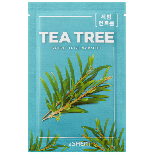 The Saem Natural Tea Tree Mask Sheet Mascarilla Árbol de Té 21 ml