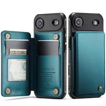 Caseme iPhone Air C22 etui RFID kortlommebok   grønn