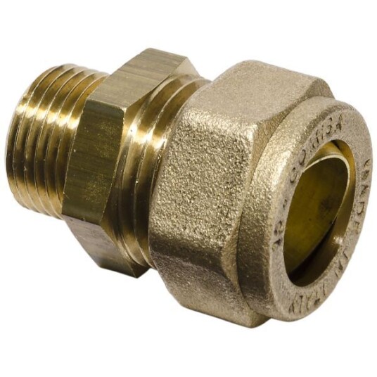 Gelia 3006155042 Klemringkobling rett, for PEX, inkl. støttehylse utv. gjenge, 15xG10 Gelia 3006155042 Klemringkobling rett, for PEX, inkl. støttehylse utv. gjenge, 15xG10