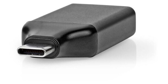 Nedis USB-C™ Adapter | USB 3.2 Gen 1 | USB-C™ Hann | HDMI™ Output | 4K@60Hz | Rund | Nikkel belagt | Grå / Sort | Boks