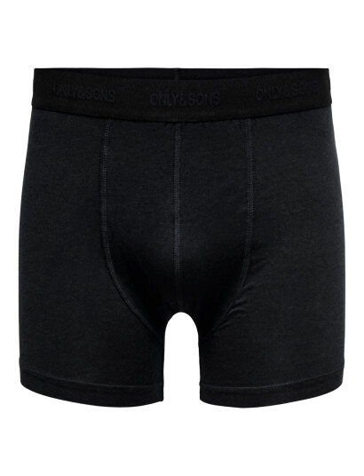ONLY & SONS Onsfitz Bamboo Boxer Logo 3-Pack Noos - Black - XS
