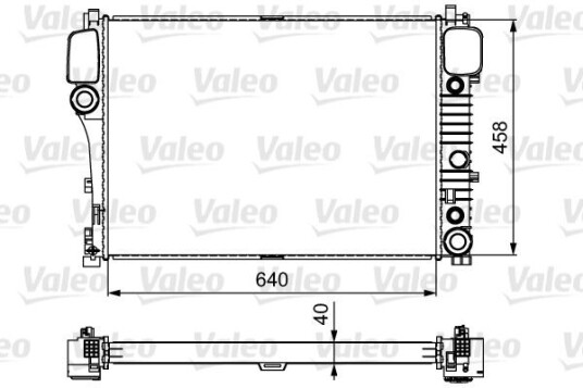 Radiator VALEO 735299 Radiator VALEO 735299